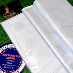 Bazin Super Magnum Gold XXXXL – Gesinner (Largeur 162 cm)